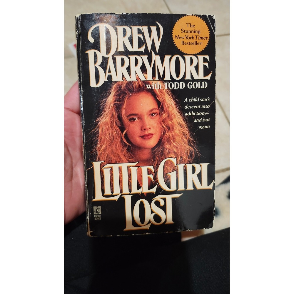Little Girl Lost Drew Barrymore Todd Gold Memoir Pocket Books 1990 Paperback
